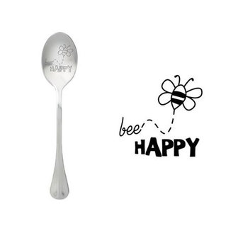 One Message Spoon &quot;Bee Happy&quot;