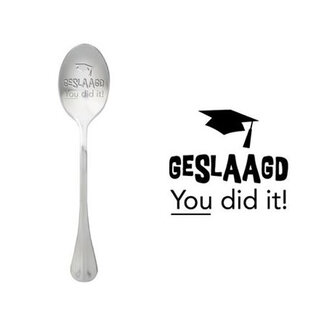 One Message Spoon "Geslaagd You did it"