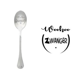 One Message Spoon &quot;Woohoo ZWANGER&quot;