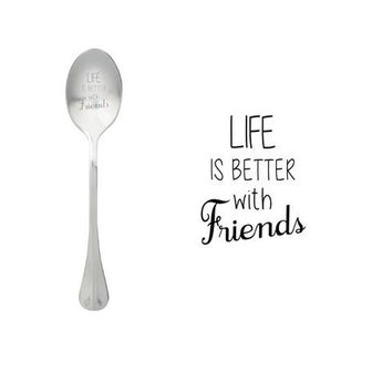 One Message Spoon &quot;LIFE is better with FRIENDS&quot;