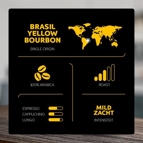 CALOR Brasil Yellow Bourbon koffiebonen 